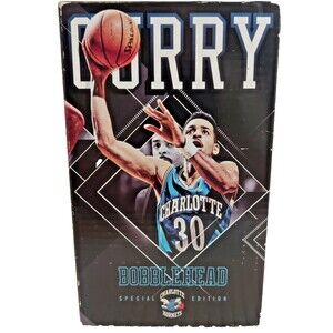Charlotte Hornets Dell Curry Bobblehead Fan Merchandise with Box New